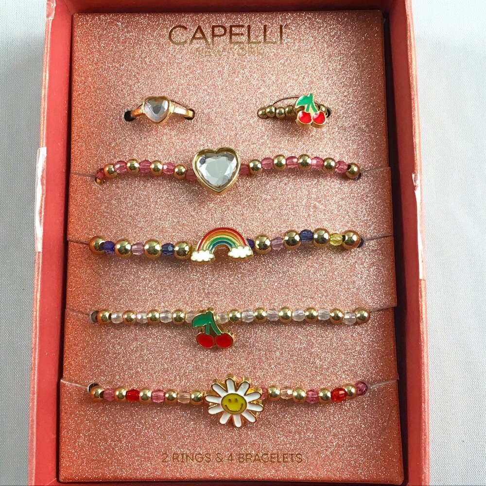 BUNDLE PACK, CAPELLI NEW YORK & BALLET Necklace, Bracelets and Rings